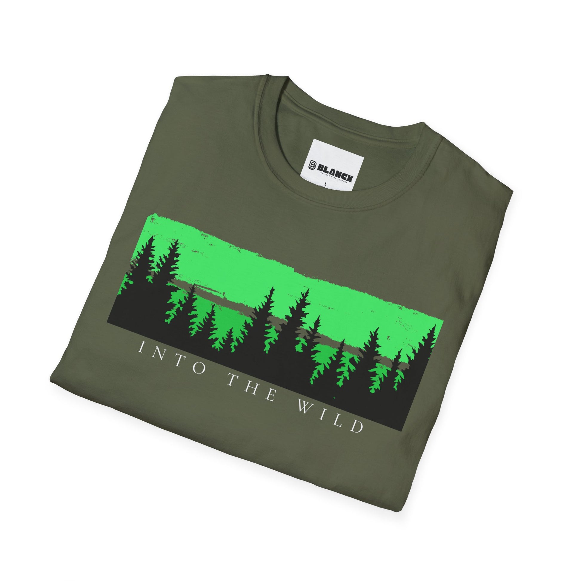 Premium Luxury T-Shirt: Into The Wild Design